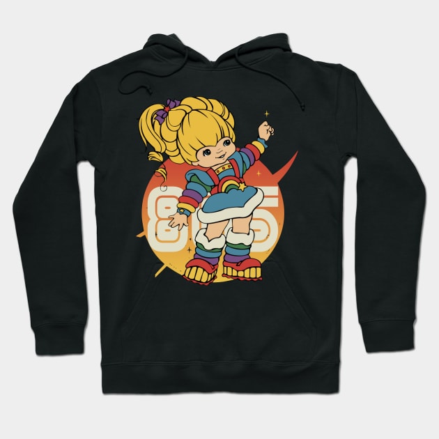 80s girl retro Hoodie by saundank